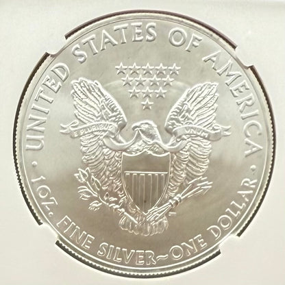 2014 San Francisco $1 American Silver Eagle NGC MS70 First Releases Orange Label Mint Condition