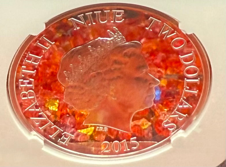 2015 Niue Silver Dollar $2 NGC Early Releases PF70UC Age of Ultron - Iron Man (1 of 220) Mint