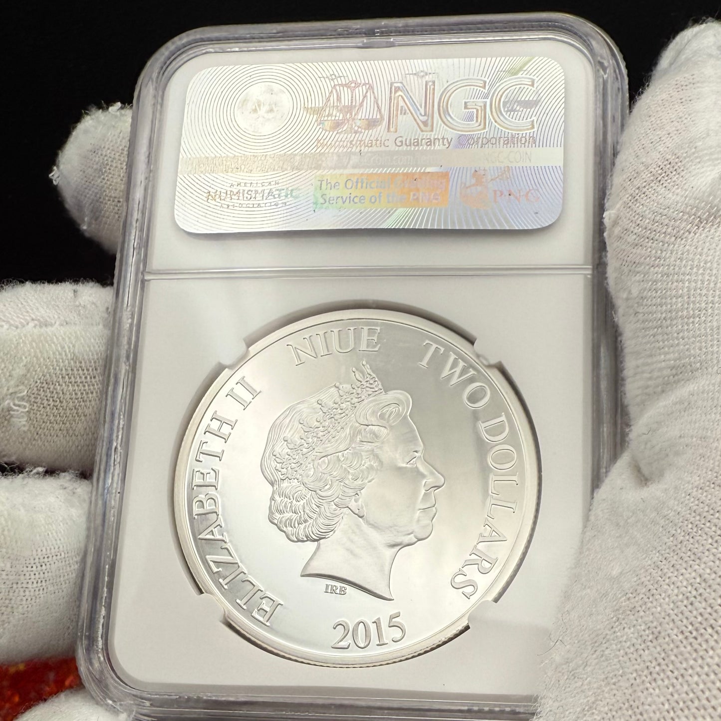 2015 Niue Silver Dollar $2 NGC Early Releases PF70UC Age of Ultron - Iron Man (1 of 220) Mint