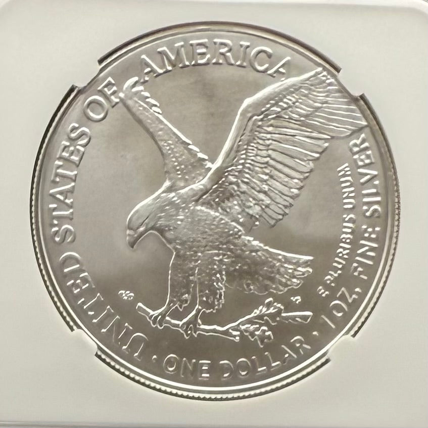 2021 $1 American Silver Eagle NGC MS70 T-2 Early Releases 35th Anniversary Mint Condition