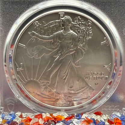 2025 $1 American Silver Eagle PCGS MS70 FDOI Thomas Cleveland Signed Rare Flag Label 1 of 100 Mint