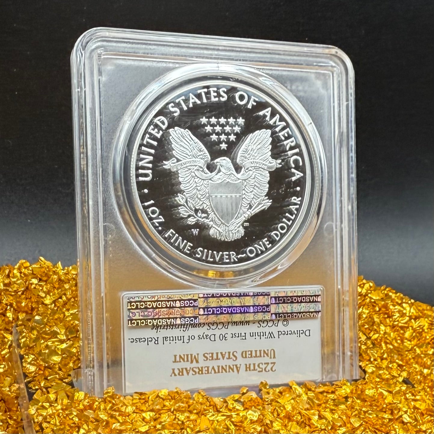 Proof 2017 (W) $1 American Silver Eagle PCGS PR70DCAM West Point 225th Anniversary (Rare 1 of 1000)