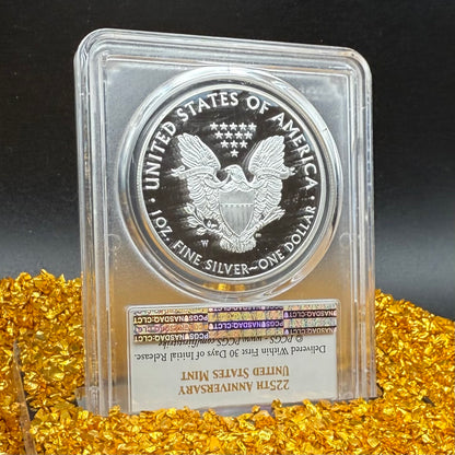 Proof 2017 (W) $1 American Silver Eagle PCGS PR70DCAM West Point 225th Anniversary (Rare 1 of 1000)