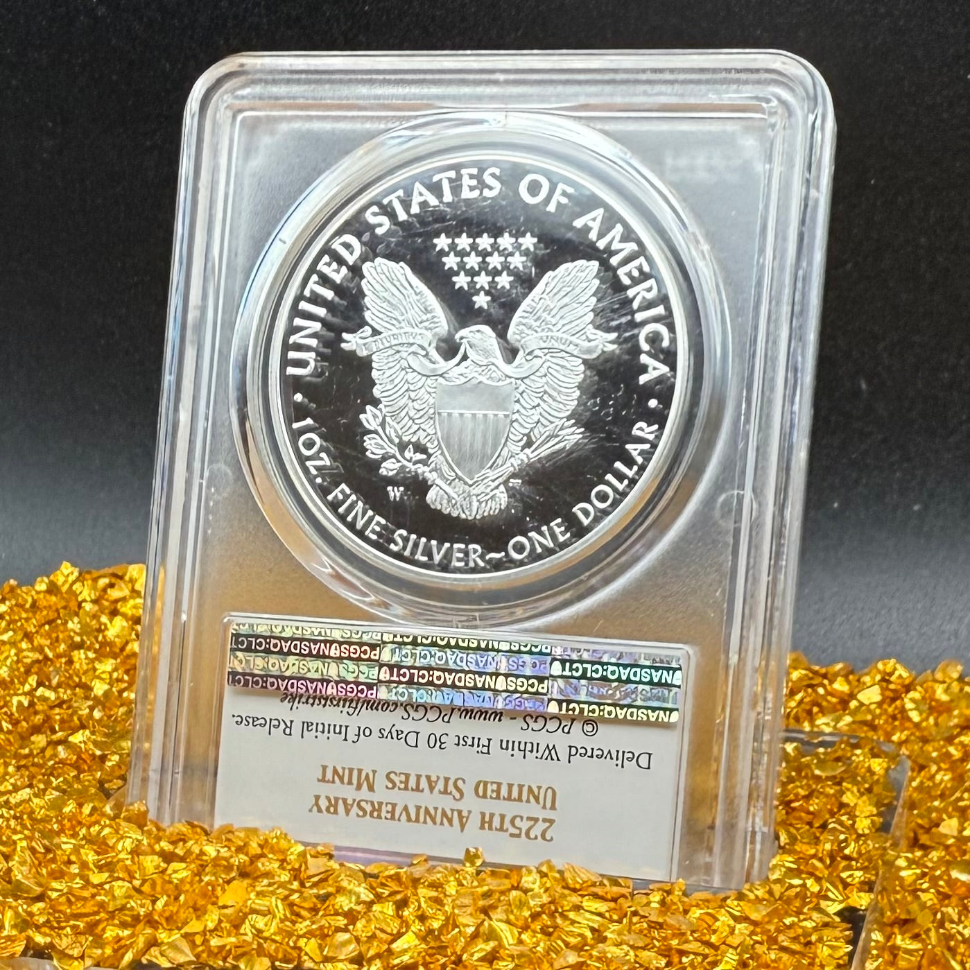 Proof 2017 (W) $1 American Silver Eagle PCGS PR70DCAM West Point 225th Anniversary (Rare 1 of 1000)