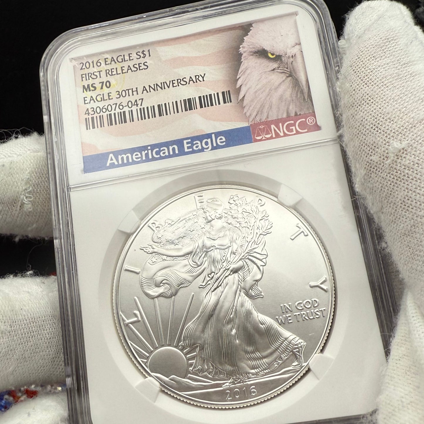 2016 $1 American Silver Eagle NGC MS70 First Releases Mint Condition