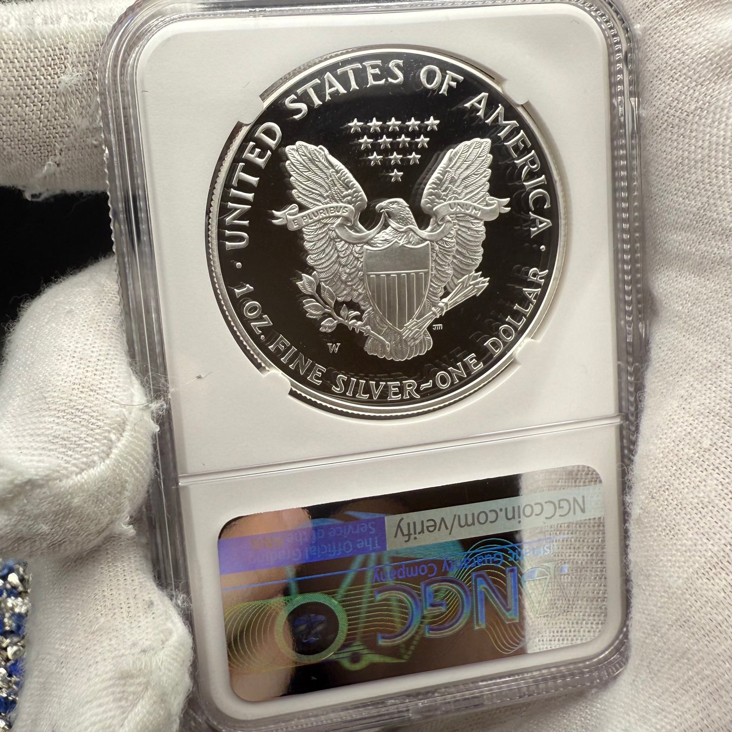 Proof 2001 (W) $1 American Silver Eagle NGC PF70UC Modern Brown Label (1 of 6,885)