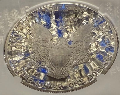 Proof 2001 (W) $1 American Silver Eagle NGC PF70UC Modern Brown Label (1 of 6,885)