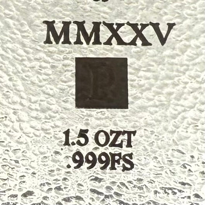 'Sonic King Bar' 1.5 oz .999 Fine Silver Bar, Hand Crafted by St Bee's in England, Shiny Finish, Includes Wood Treasure Chest, COA, Mint Condition, Limited Edition