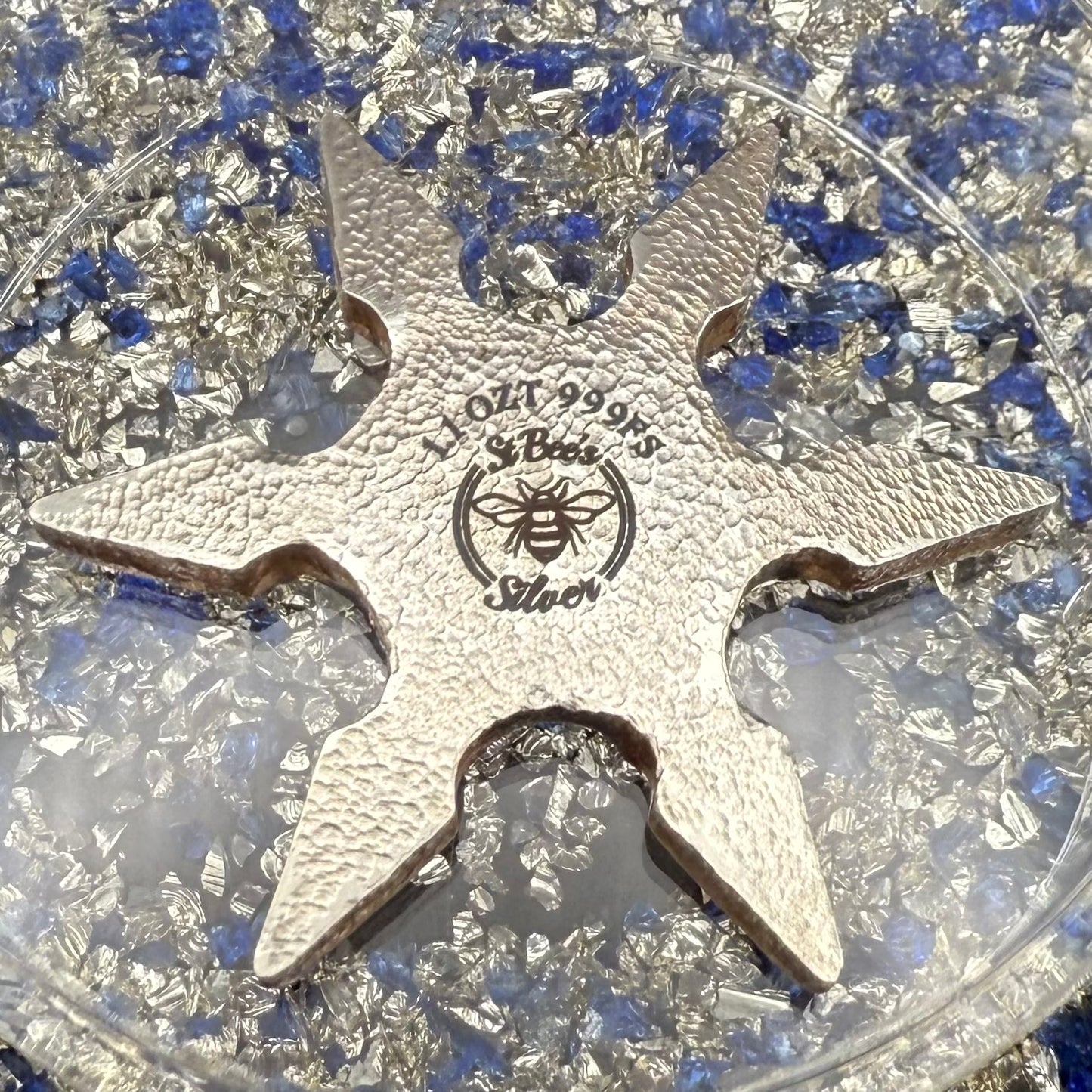 Pokémon 'Charmander Star' 1.1 oz .999 Fine Silver Star Hand Crafted by St Bee's in England, Shiny Finish, Includes Poké Ball & COA, Mint Condition, Limited Edition