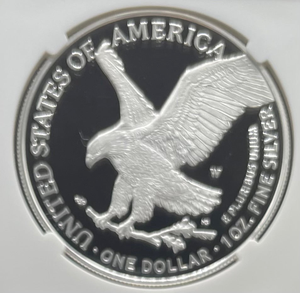 Proof 2023 (W) $1 American Silver Eagle NGC PF70 First Releases Congratulations Set West Point Star Gold Star Label Mint Condition (1 of 433)