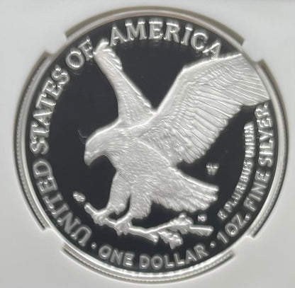Proof 2023 (W) $1 American Silver Eagle NGC PF70 First Releases Congratulations Set West Point Star Gold Star Label Mint Condition (1 of 433)