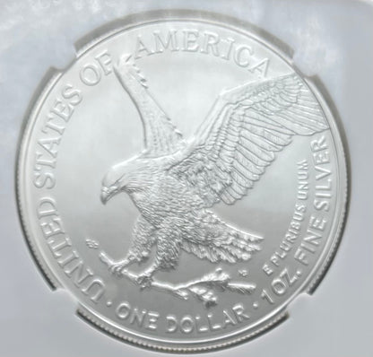 2023 (W) $1 American Silver Eagle NGC MS70 FR West Point Gold Star Label (Rare 1 of 1,510)
