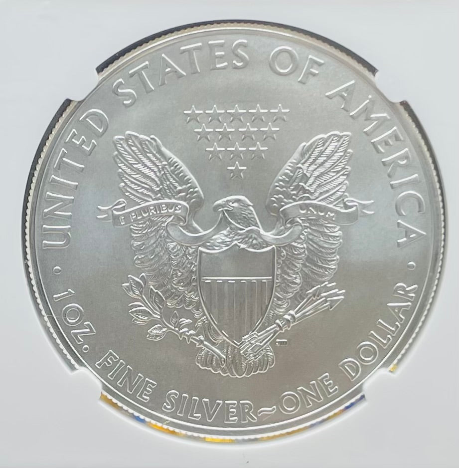 2014 (W) $1 American Silver Eagle NGC MS70 West Point Gold Star Label Mint Condition (Rare 1 of 18,292)