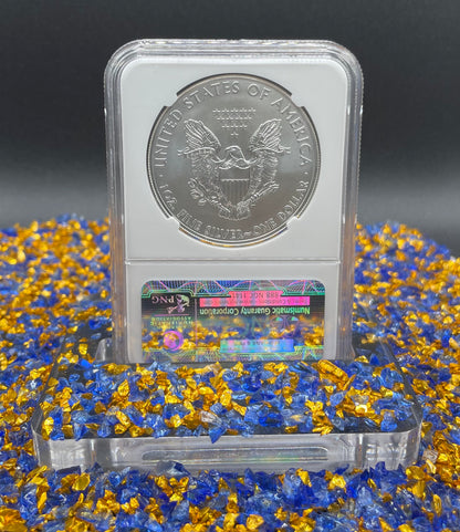 2014 (W) $1 American Silver Eagle NGC MS70 West Point Gold Star Label Mint Condition (Rare 1 of 18,292)