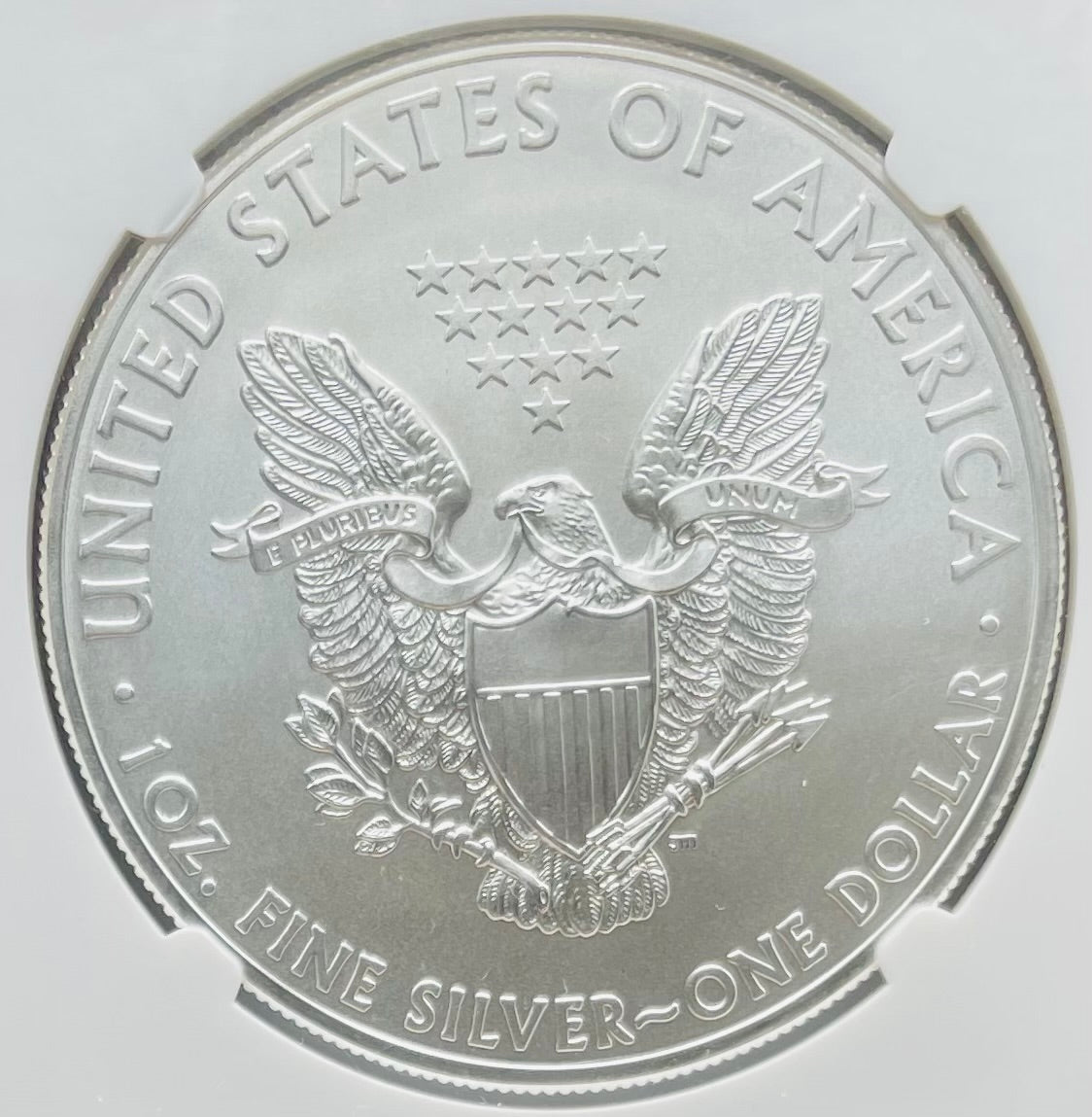 2014 (W) $1 American Silver Eagle NGC MS70 West Point Gold Star Label (Rare 1 of 18,292)