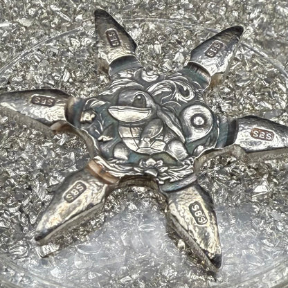 Pokémon 'Squirtle Star' 1.11 oz .999 Fine Silver Star Hand Crafted by St Bee's in England, Shiny Finish, Includes Poké Ball & COA, Mint Condition, Limited Edition