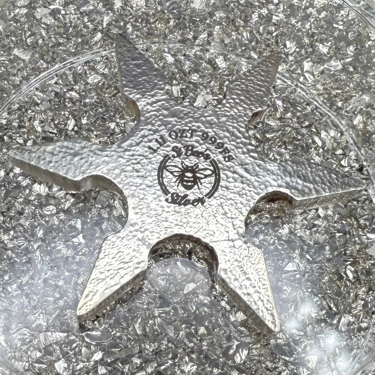 Pokémon 'Squirtle Star' 1.11 oz .999 Fine Silver Star Hand Crafted by St Bee's in England, Shiny Finish, Includes Poké Ball & COA, Mint Condition, Limited Edition