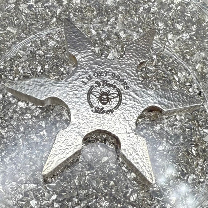 Pokémon 'Squirtle Star' 1.11 oz .999 Fine Silver Star Hand Crafted by St Bee's in England, Shiny Finish, Includes Poké Ball & COA, Mint Condition, Limited Edition
