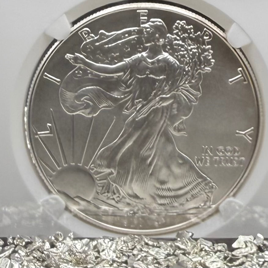2014 W $1 American Silver Eagle NGC MS70 Early Releases Camouflage Label