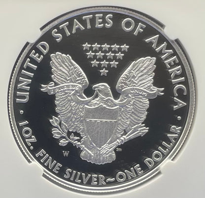 Proof 2011 (W) $1 American Silver Eagle NGC PF70 Brown Label 25th Anniversary ( 1 of 5,562)