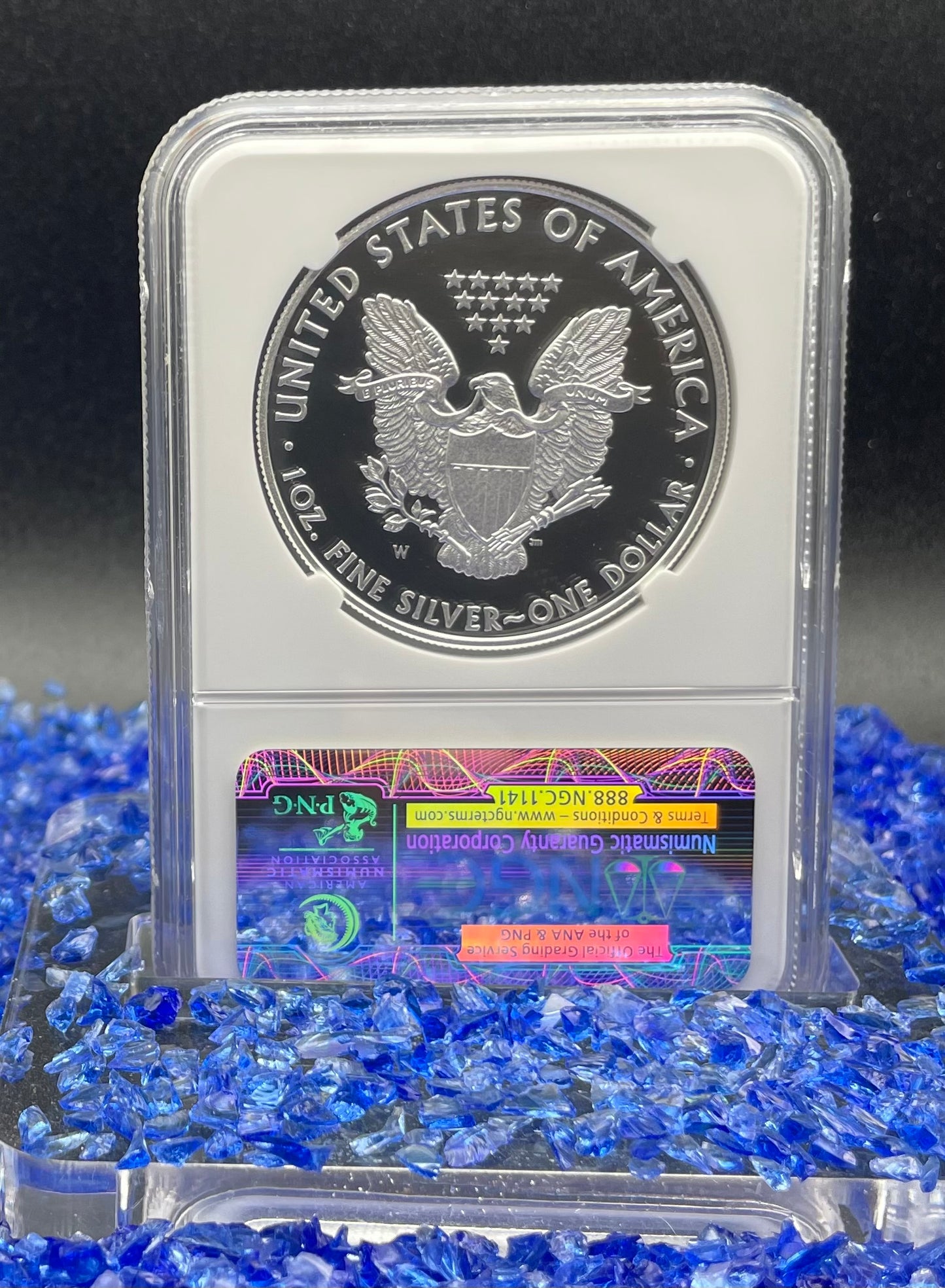 Proof 2011 (W) $1 American Silver Eagle NGC PF70 Brown Label 25th Anniversary ( 1 of 5,562)