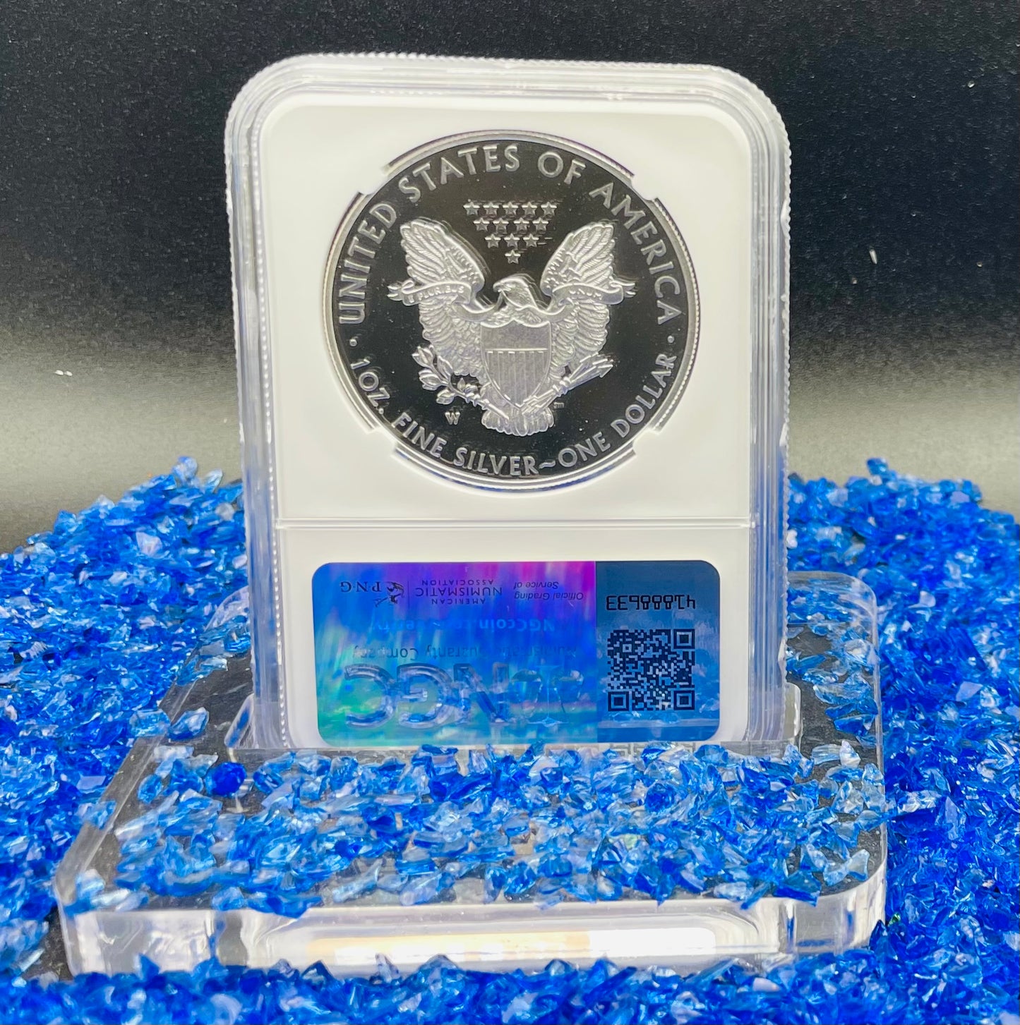 Proof 2017 (W) $1 American Silver Eagle NGC PF70 Modern Brown Label Mint Condition (1 of 4,190)