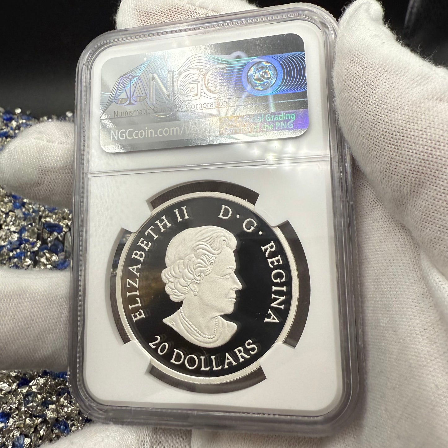 2019 $20 Canada Silver Dollar PCGS PR70DCAM Sky Wonders Fire Rainbow Colorized (1 of 12) Mint!