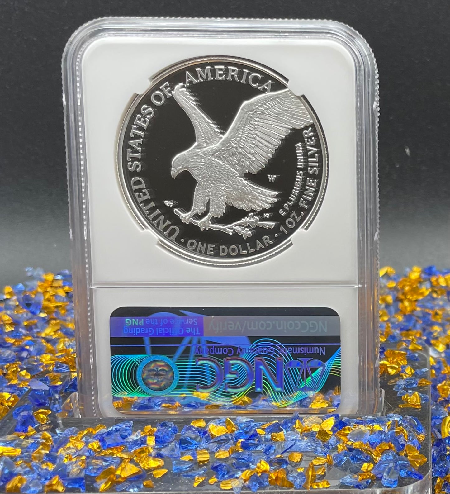 Proof 2023 (W) $1 American Silver Eagle NGC PF70 First Releases Congratulations Set Eagle Mountain Label Mint Condition (1 of 433)