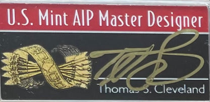 2022 $1 American Silver Eagle PCGS MS70 First Strike U.S. Mint AIP Master Designer Thomas Cleveland Signed Label (1 of 500)