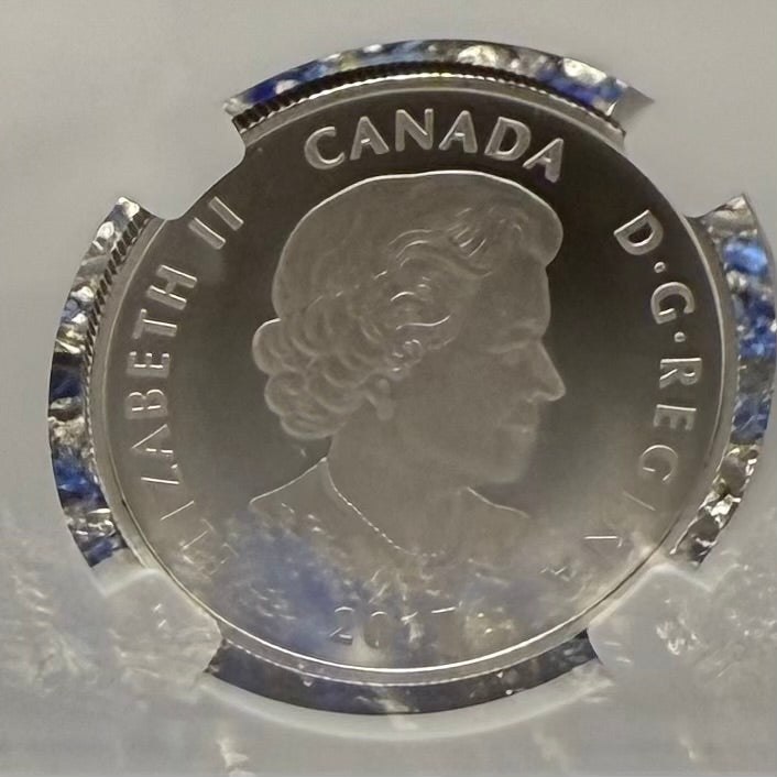 2017 $10 Canada Silver Dollar NGC PF70UC Colorized Matte Vancouver Canucks NHL Hockey Team (1 of 2) Mint!