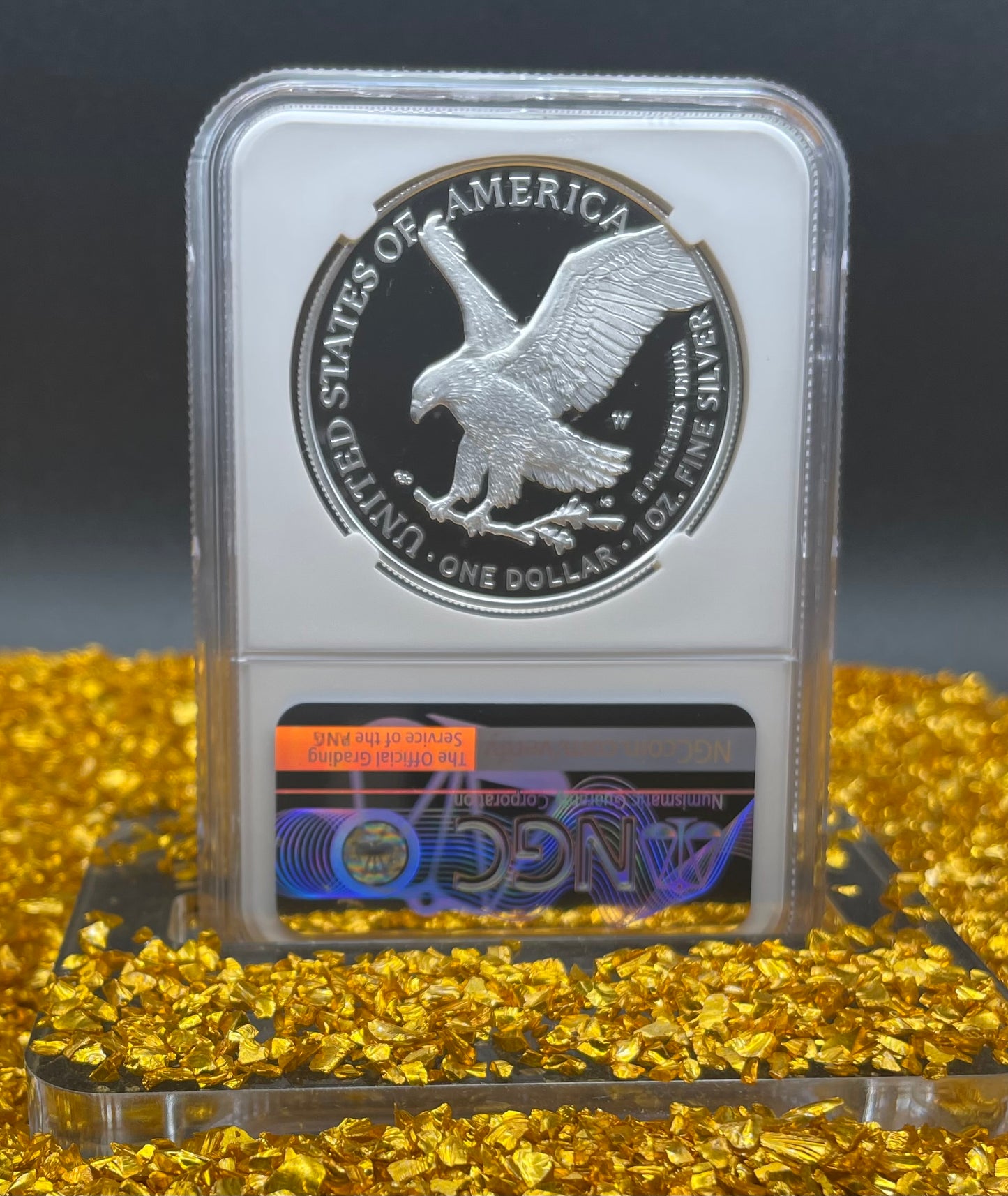 Proof 2022 (W) $1 American Silver Eagle NGC PF70 Early Releases Modern Blue Label Mint Condition (1 of 4,817)