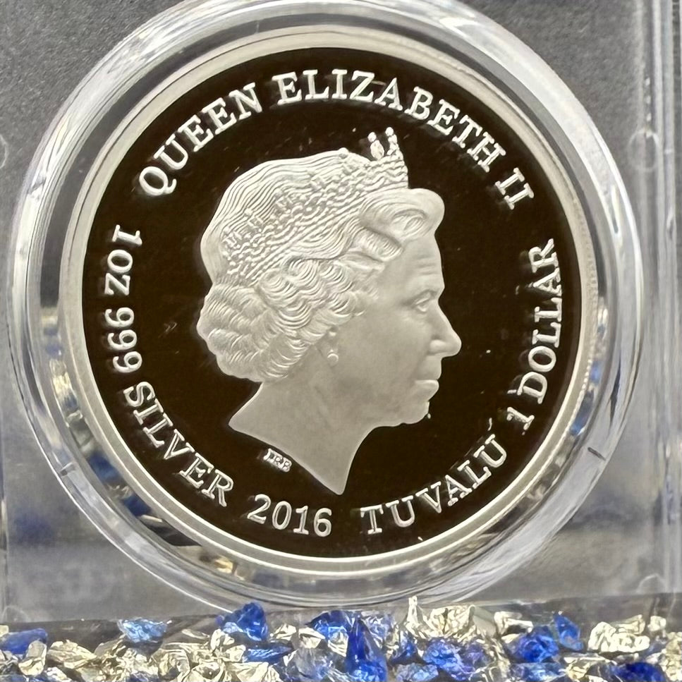 2016 1 oz Tuvaluan Silver Dollar $1 PCGS PR70DCAM Remarkable Reptiles Goanna Colorized (1 of 3)