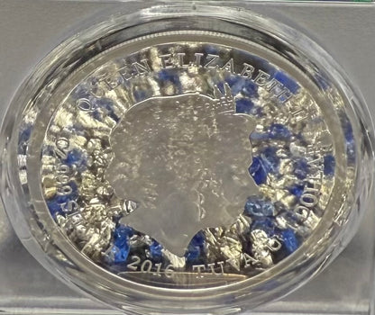 2016 1 oz Tuvaluan Silver Dollar $1 PCGS PR70DCAM Remarkable Reptiles Goanna Colorized (1 of 3)