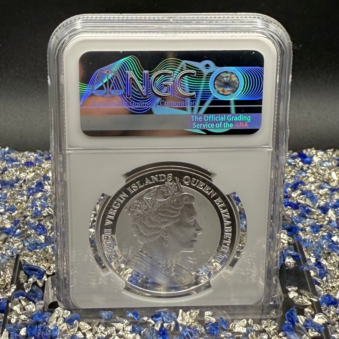 2018 British Virgin Islands Silver Dollar $1 NGC Early Releases PF70UC Pegasus (1 of 130) Mint!