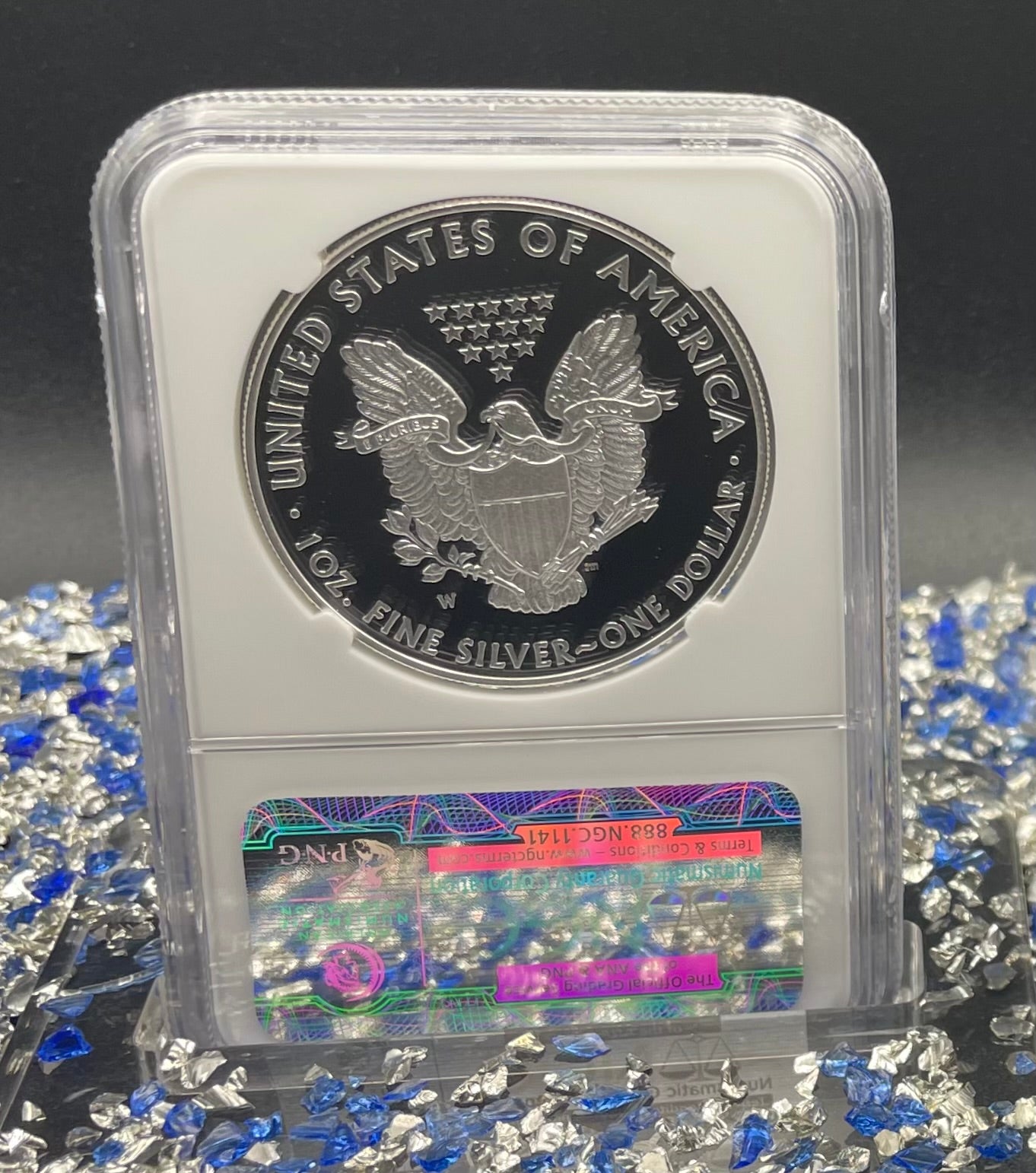 Proof 2015 (W) $1 American Silver Eagle NGC PF70 Classic Brown Label Mint Condition ( 1 of 9,548)