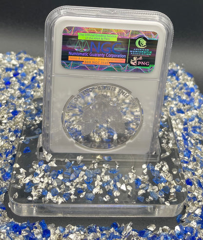 Proof 2015 (W) $1 American Silver Eagle NGC PF70 Classic Brown Label Mint Condition ( 1 of 9,548)