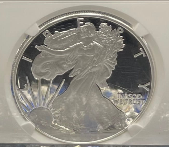 Proof 2014 (W) $1 American Silver Eagle NGC PF70 Eagle Label New Holder (1 of 9,437)