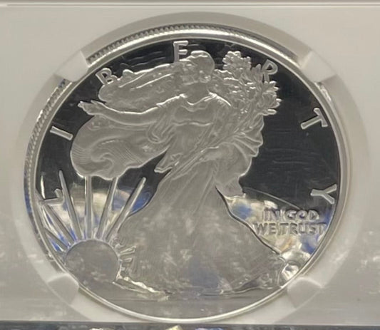 Proof 2014 (W) $1 American Silver Eagle NGC PF70 Eagle Label New Holder (1 of 9,437)