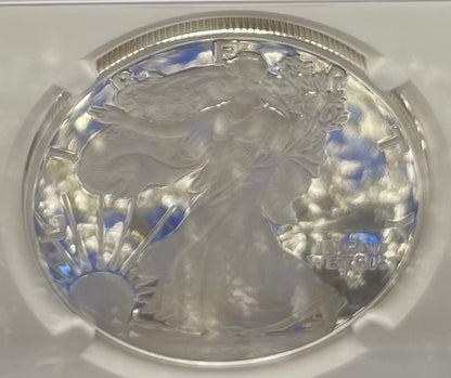 Proof 2023 (W) $1 American Silver Eagle NGC PF70 First Releases Congratulations Set Modern Blue Label (1 of 433)