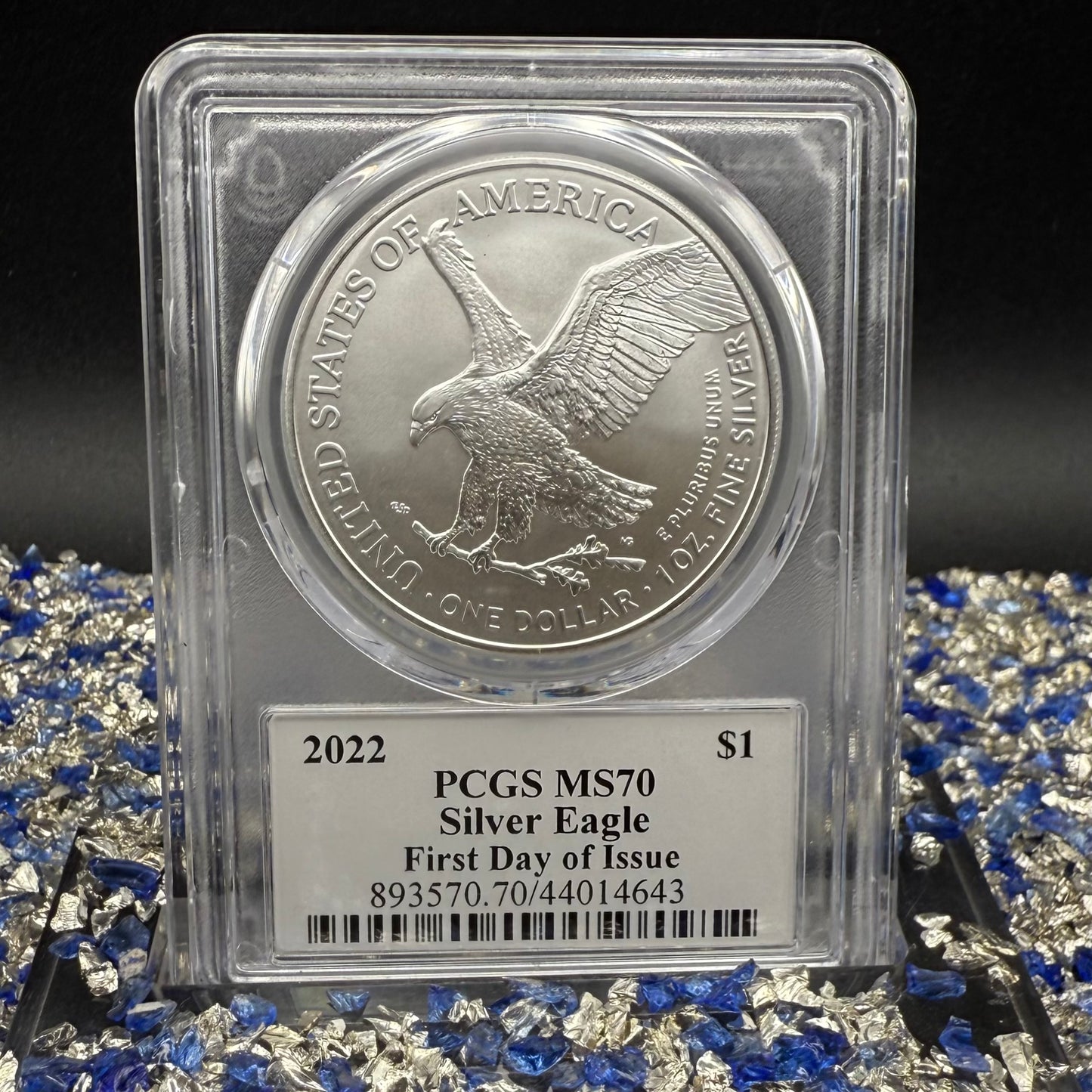 2022 $1 American Silver Eagle PCGS MS70 FDOI Thomas Cleveland Signed Rare 1 of 420 Mint
