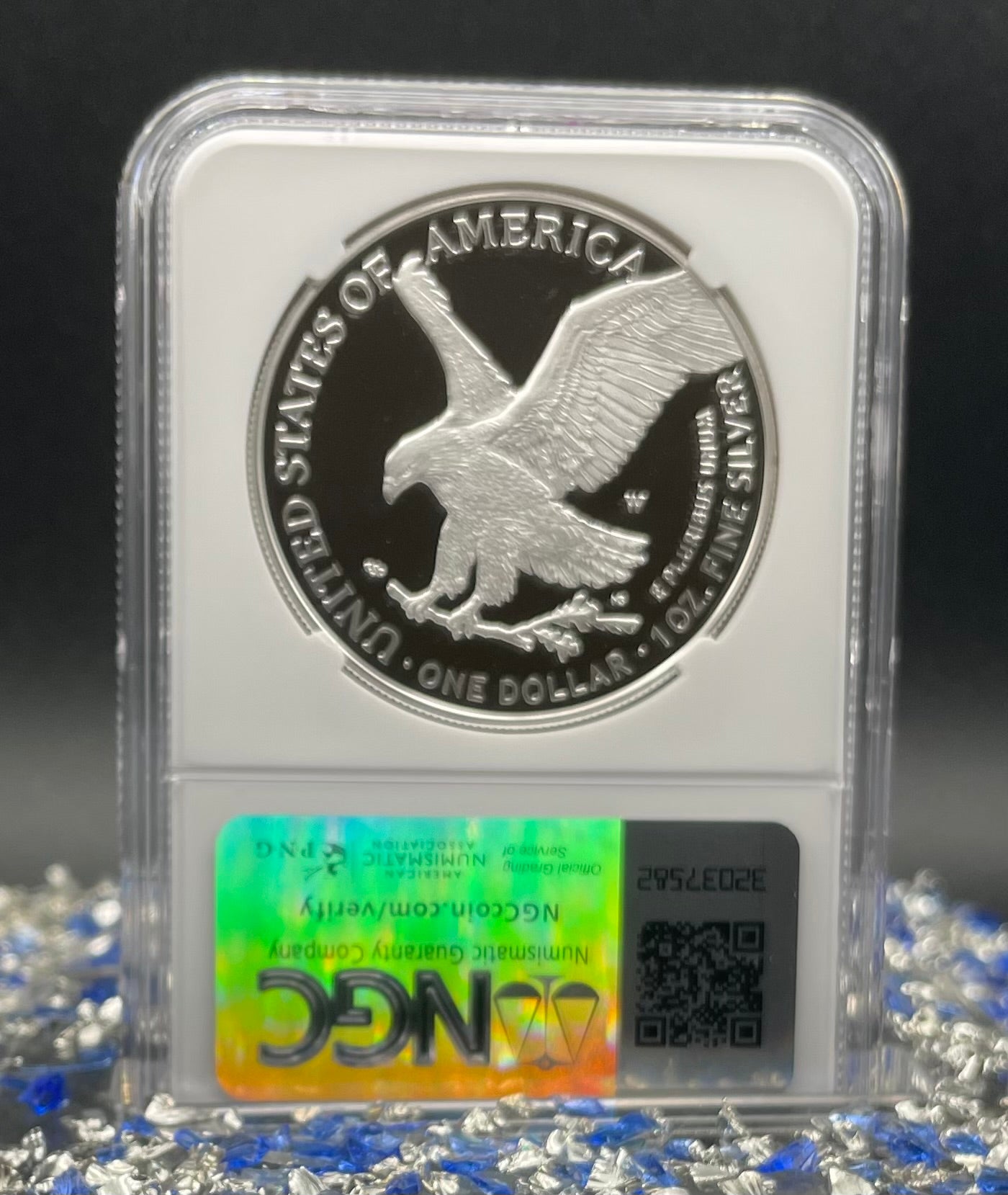 Proof 2023 (W) $1 American Silver Eagle NGC PF70 First Releases Congratulations Set Modern Blue Label (1 of 433)