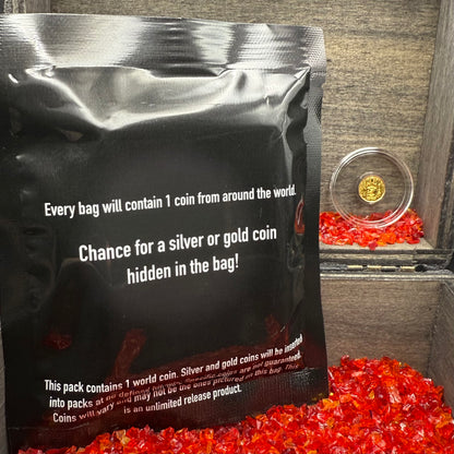 1/200 oz .9999 Fine Gold Bullion Egyptian Scarab by Monarch Precious Metals Proof Like Finish, Capsule & One World Coin