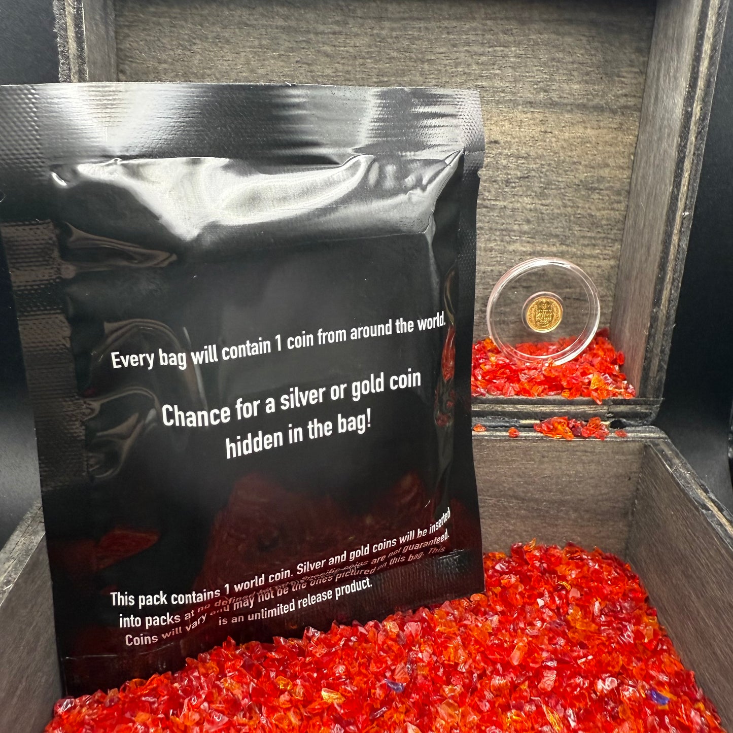 1/200 oz .9999 Fine Gold Bullion Day of the Dead Rose Skull by Monarch Precious Metals Proof Like Finish, Capsule & One World Coin