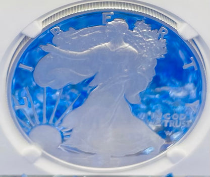 Proof 2023 (S) $1 American Silver Eagle NGC PF70 Brown Label Mint Condition (1 of 1,939)