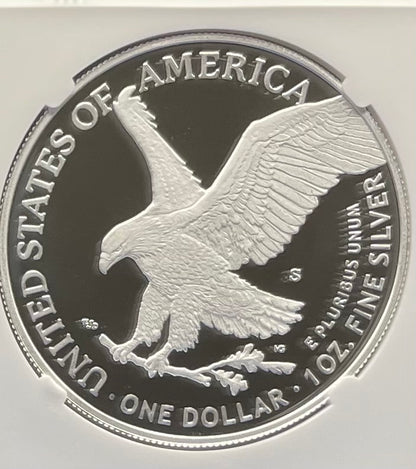Proof 2023 (S) $1 American Silver Eagle NGC PF70 Brown Label Mint Condition (1 of 1,939)