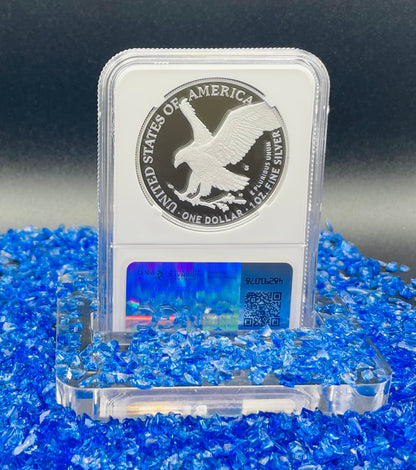 Proof 2023 (S) $1 American Silver Eagle NGC PF70 Brown Label Mint Condition (1 of 1,939)