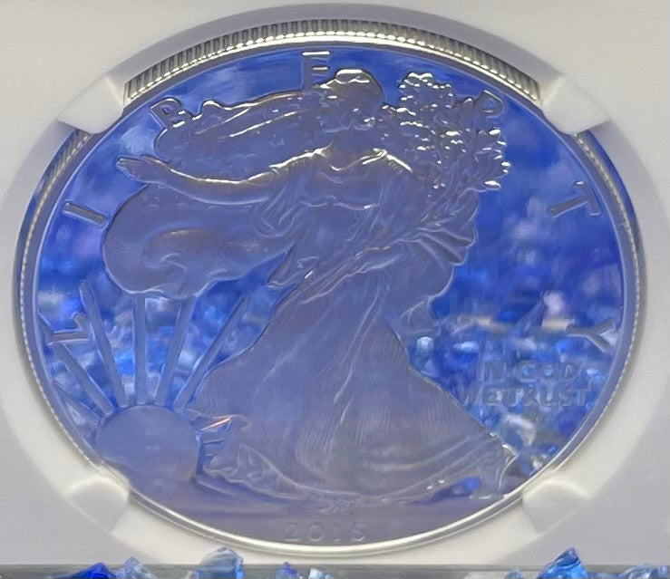 Proof 2015 (W) $1 American Silver Eagle NGC PF70 Classic Brown Label Mint Condition ( 1 of 9,548)