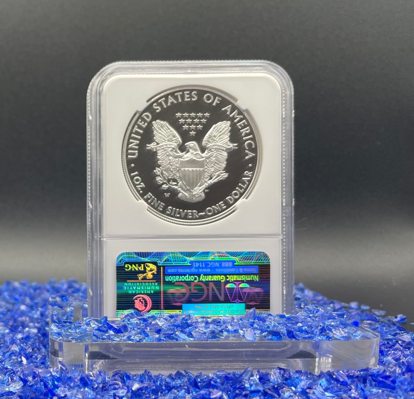 Proof 2015 (W) $1 American Silver Eagle NGC PF70 Classic Brown Label Mint Condition ( 1 of 9,548)