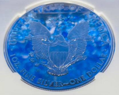 Proof 2015 (W) $1 American Silver Eagle NGC PF70 Classic Brown Label Mint Condition ( 1 of 9,548)