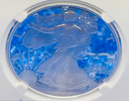 Proof 2022 (S) $1 American Silver Eagle NGC PF70 FDOI Label White Core Mint Condition (1 of 3,825)